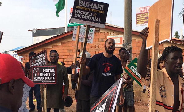 Police Disperse Protesters At Gani Fawehinmi Park In Lagos