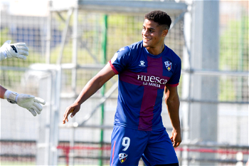 Kevin Omoruyi in cloud nine after scoring twice to help Huesca B gain Spanish promotion