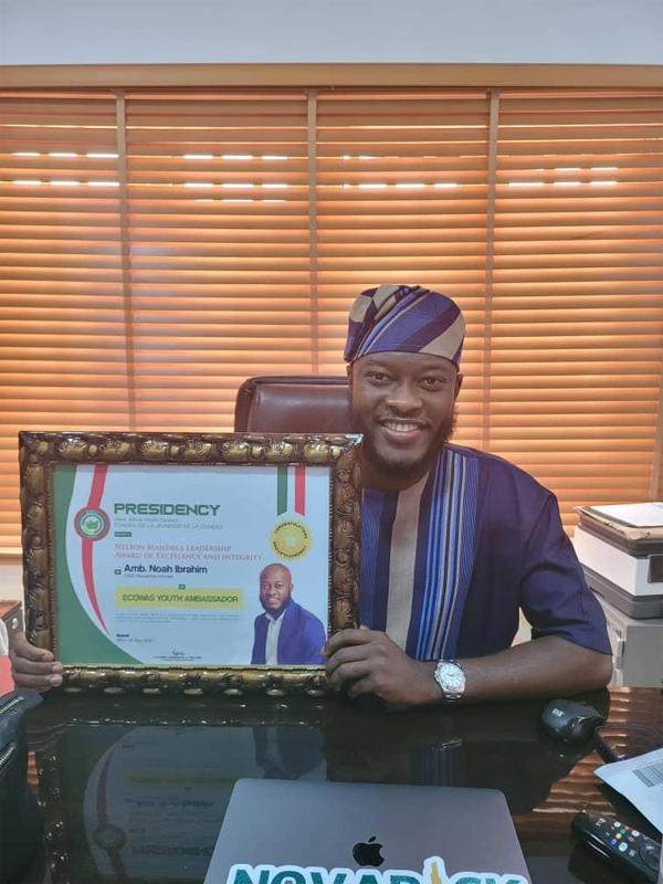 ECOWAS Youth Council appoints Noah Ibrahim as Youth Ambassador