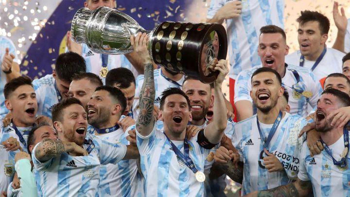Messi savours Copa America final victory against Brazil