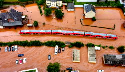 German flood deaths rise above 130 as president prepares to visit
