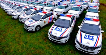 Security: Sanwo-Olu hands over additional 350 Bullet proof vests, helmets, 20 patrol vehicles to RRS