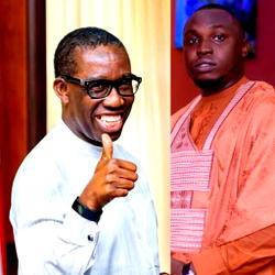 Omaduvie Felicitates with Okowa at 62
