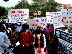 A’Ibom fishermen storm NHRC office, demand justice in case against oil firm