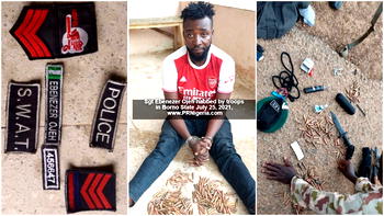Troops nab ‘Police Sergeant’ with ammunition, grenade in Borno
