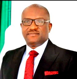 Renowned Gbaramatu Chief, Otuaro felicitates with  Amgbaduba on his reappointment, swearing-in as Commissioner