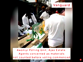 VIDEO: Agents concerned as materials not counted before voting commenced at Awoniyi Polling Unit, Ajao Estate