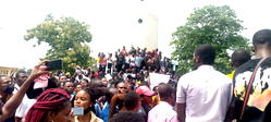 UNIZIK students take to the streets over hike in fees