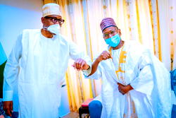 PHOTOS: Buhari receives Sallah homage in Daura hometown