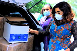 FHI360 starts new EPIC project in CRS, supports over 30 health facilities with electronic centrifuge and generator sets”