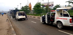PHOTOS: Yoruba Nation agitators absent as police mark Gani Fawehinmi Park, Ojota