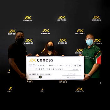 Exness donates $50,000 to aid Covid-19 third wave initiatives in South Africa