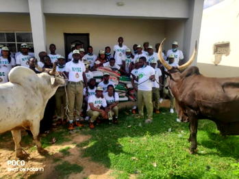 Sallah: President Buhari donates N1m, cows, rice to NYSC members in Daura