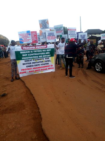 Residents of Ondo, Ekiti protest abandoned N22bn Akure/Ado-Ekiti dualisation