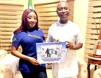 Ini Edo endorses Ned Nwoko’s malaria eradication project