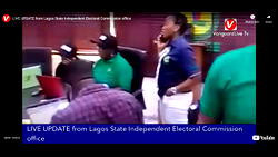 VIDEO: LIVE UPDATE from Lagos State Independent Electoral Commission office