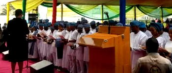 Sanwo-Olu swears in 57 newly-elected council chairmen