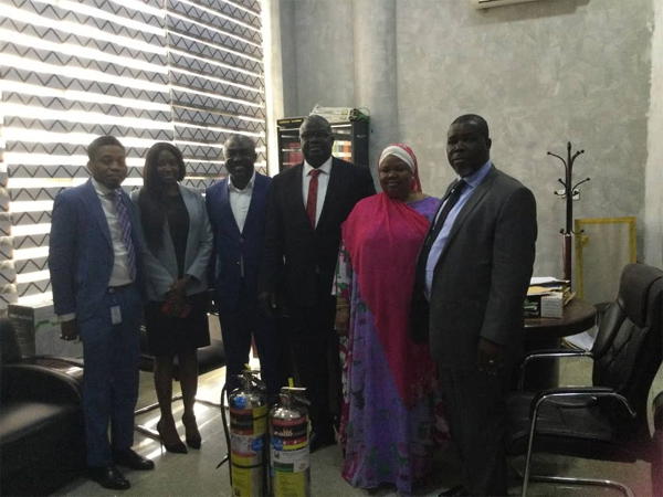 TSIB donates F-500 Firefighting equipment to NICN