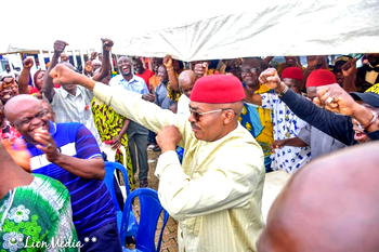 Thousands of different party faithful storm Maduka’s rally, demand new party adoption