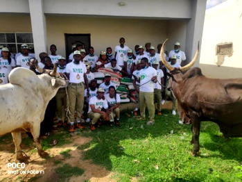 Sallah: Buhari donates N1m, cows, rice to NYSC members in Daura