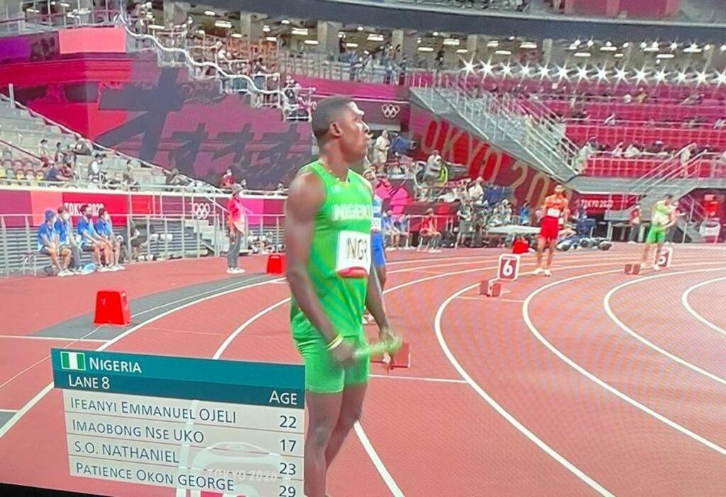 Nigeria's Mixed 4x400m team