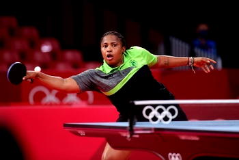 Edem bows out of table tennis women’s singles
