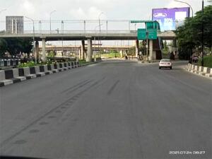ROAD 1 Breaking: Roads deserted, as LG elections yet to kick off in Lagos