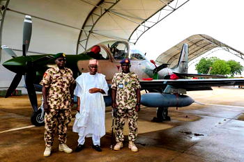 BREAKING: Bandits in trouble as Super Tucano Aircraft arrives Nigeria