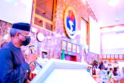 FG’s deployment of Falcon eye surveillance will save Nigeria billions of dollars lost to sea crimes – Osinbajo