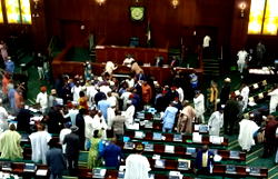 BREAKING: Another fight erupts in House of Reps over electoral bill report