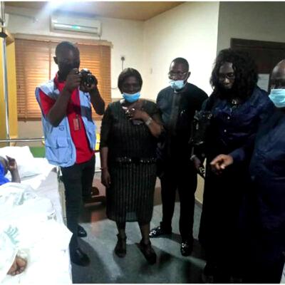 Delta SUBEB boss, others visit survivors of tanker accident