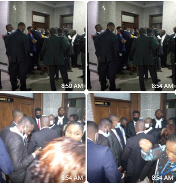 PHOTO NEWS: See what is happening outside Abuja High Court over Kanu’s trial