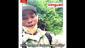 VIDEO: NYSC member displays his ‘Tortoise’