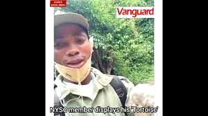 VIDEO: NYSC member displays his ‘Tortoise’