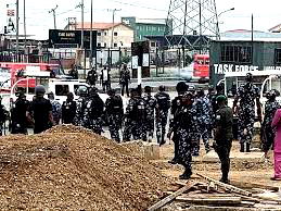 VIDEO: At Gani Fawehinmi park, Security on ground in anticipation of Yoruba Nation rally by Sunday Igboho
