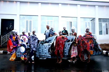 Untold story of Ooni of Ife’s Adire Branded Bentley
