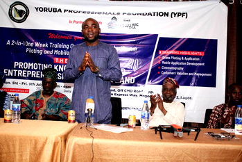 YPF trains 20 Yoruba youths on drone piloting, cinematography, App devt