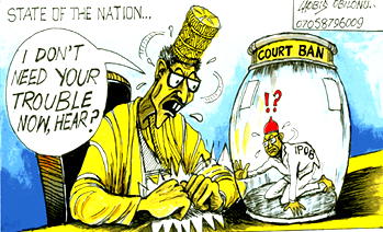 Nnamdi Kanu: A ‘circled dot’ in lion’s den