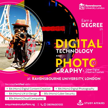 [SPONSORED] Earn a degree in Digital Technology & Photography at Ravensbourne University, London.