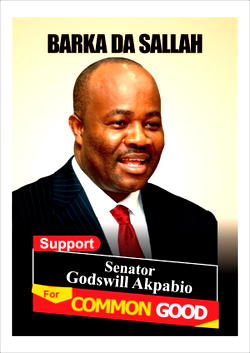 Eid: Akpabio posters flood Kaduna streets