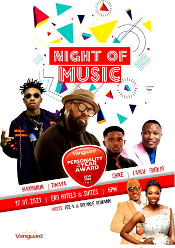 What to expect from Timaya, Mayorkun, Chike, others tonight