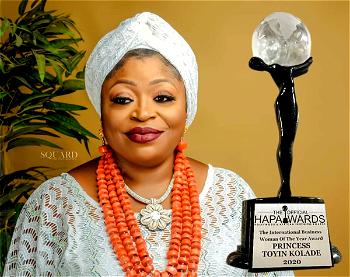 Hollywood & African Prestigious Awards Celebrate Princess Toyin Kolade