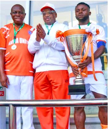 A’Ibom Gov congratulates Akwa United FC over 2020/21 NPFL win