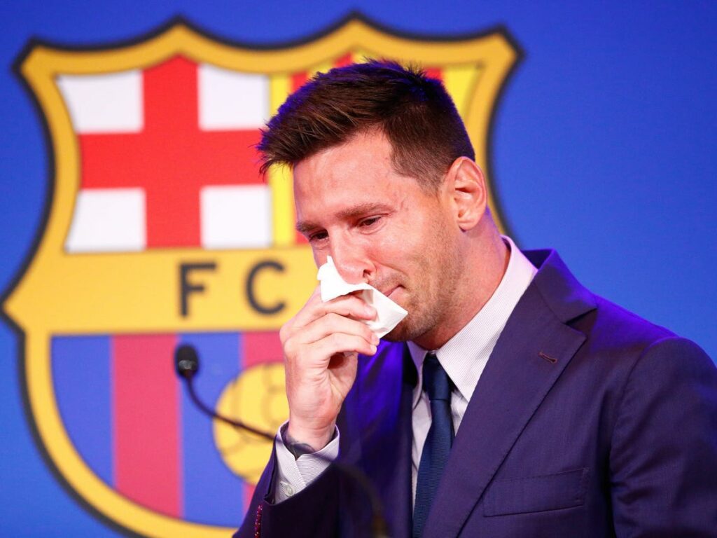 Brazilian Playboy model makes ridiculous bid for Messi's tear-soaked tissue