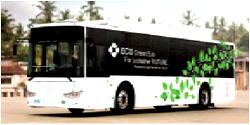 Gas-powered Ecobus for Abuja Motor Fair