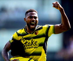 Emmanuel Dennis scores on Premier League debut for Watford