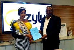 Nigerian beauty Queen, Evelyn Chukwujekwu unveiled as Zylus Group Brand Ambassador