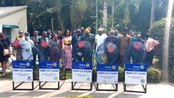 Rotary Club of Lekki Central donates  plastic waste recycling bins to Lekki Conservation Center
