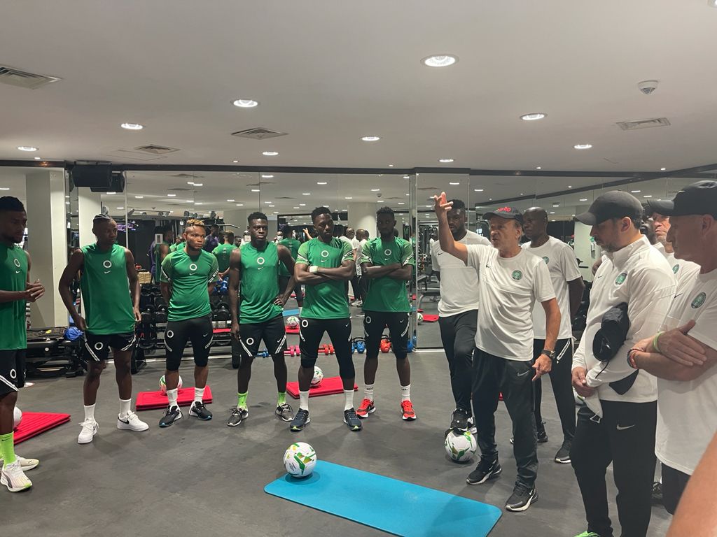 Super Eagles were not thrown out of Eko Hotel Gym