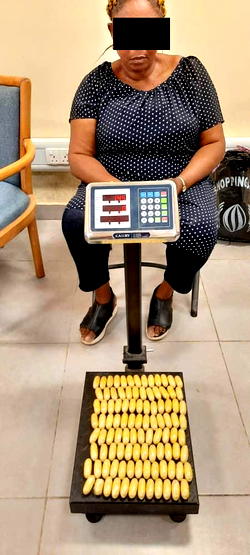 Italy-bound woman conceals 100 wraps of heroin in hair relaxer